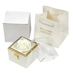 Rotating Rose Soap Flower Gift Box