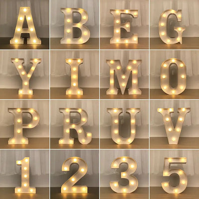 LED Alphabet Letters