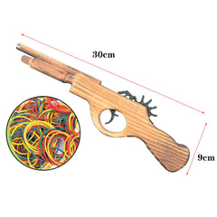 Wooden Rubber Band Launcher